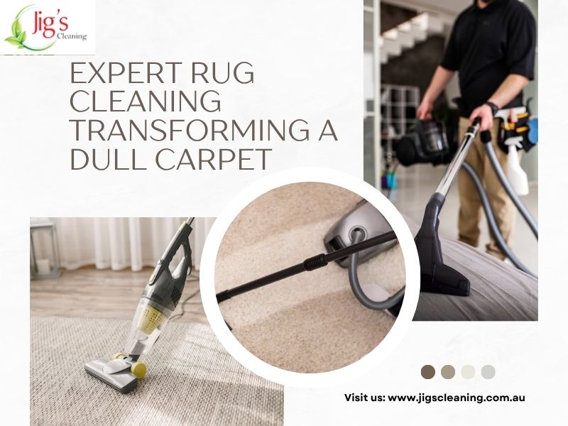 Deep-cleaned rug restoration bringing back its original beauty and softness