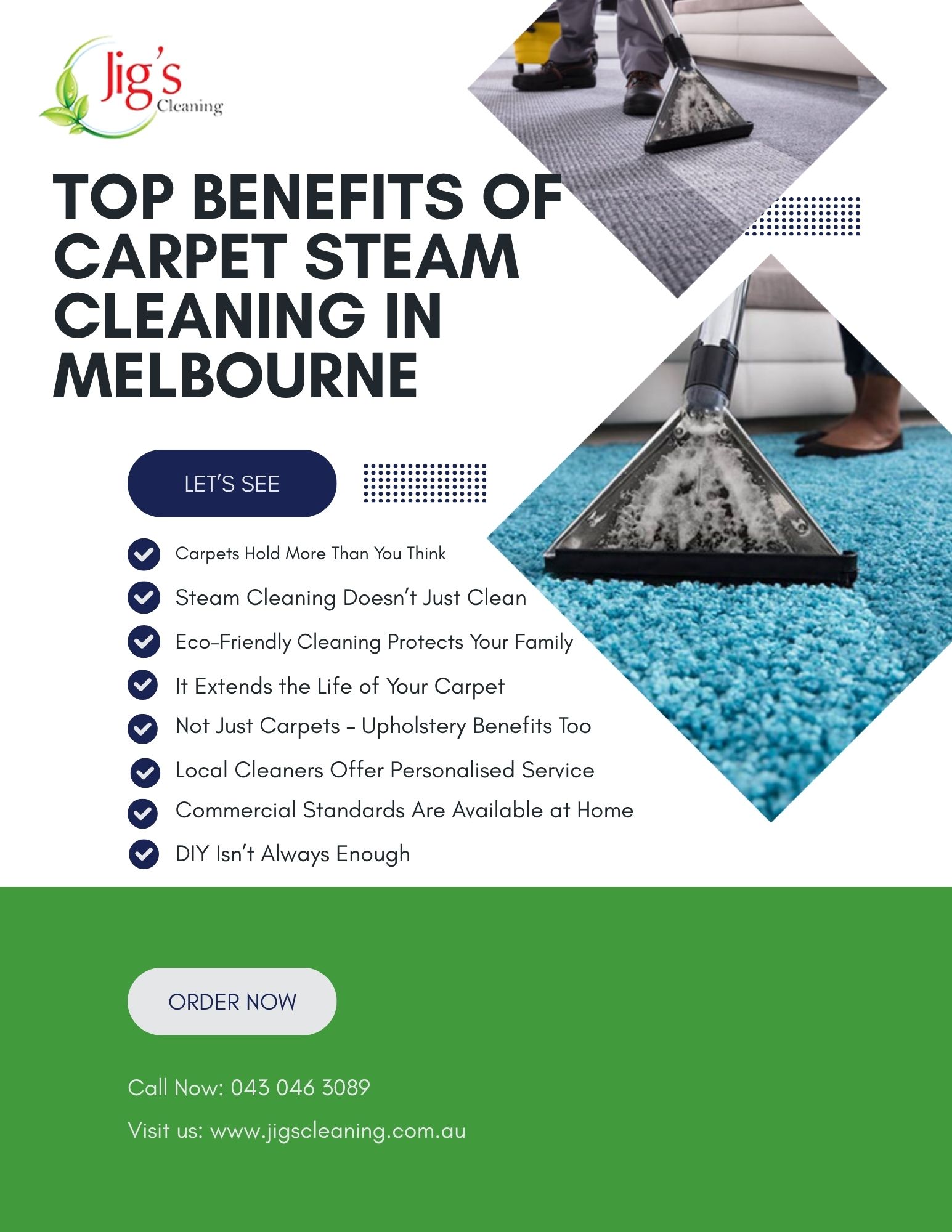 Carpet Steam Cleaning Melbourne